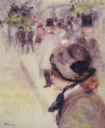 Place Clichy, Pierre Renoir